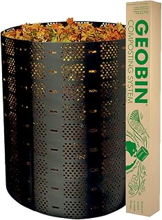 Geobin 246 Gallon Expandable Compost Bin - Easy Assembly, Made in USA, Backyard Outdoor Composter