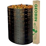 Geobin Compost Bin - 246 Gallon, Expandable, Easy Assembly, Made in the USA, Outdoor & Backyard Composter Black