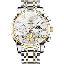 Watches Men Waterproof Luxury Big Face Mens Watch Stainless Steel Quartz Analog Dress Watches for Men Luminous Multifunction Man Watch Relojes De Hombre