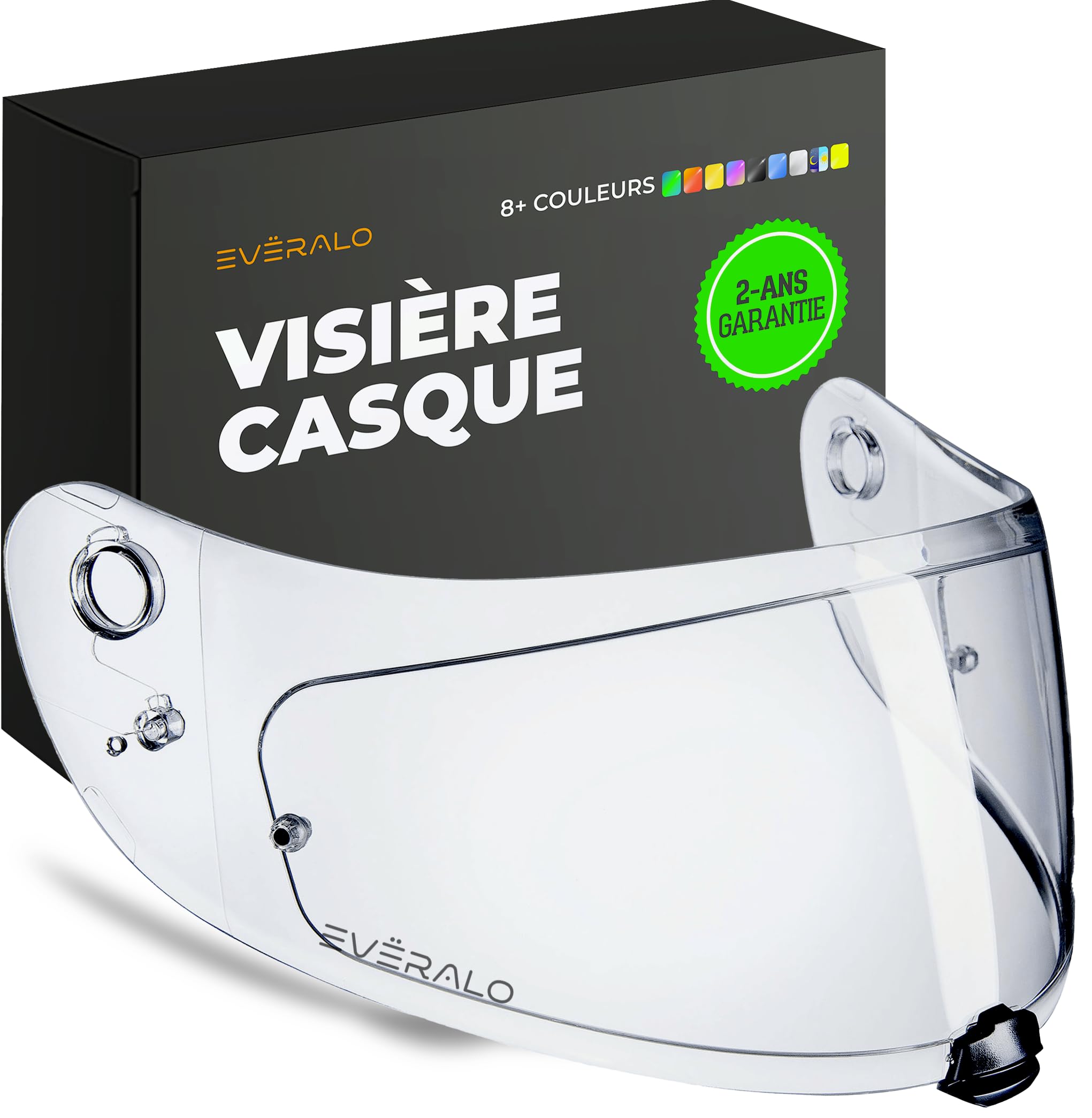 Visière pour HJC FG17 - IS17 - FGST - C70 - C70N - HJ20M | Écran de rechange exclusif, compatible avec lentille antibuée originale