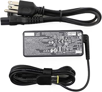 OEM 45W 20V Charger for Lenovo ADLX45NCC3A ThinkPad X230s X240 X250 X260 X1 | X240S X270 T440 T440S Ideapad G40 G50 S20 S21E Chromebook N20 N20P ADLX45DLC2A 0B47036 0B47040 20VDC 2.25A Power Adapter
