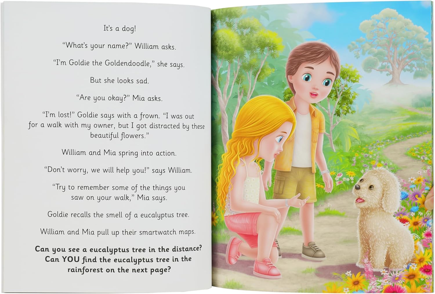 Goldie The Goldendoodle Stuffed Animal and Award Winning Children's Storybook, New Sturdy Cover Storybook with Ultra Soft Golden Retriever Stuffed Animal with Storybook Set (Ages 3-8) - Image 4