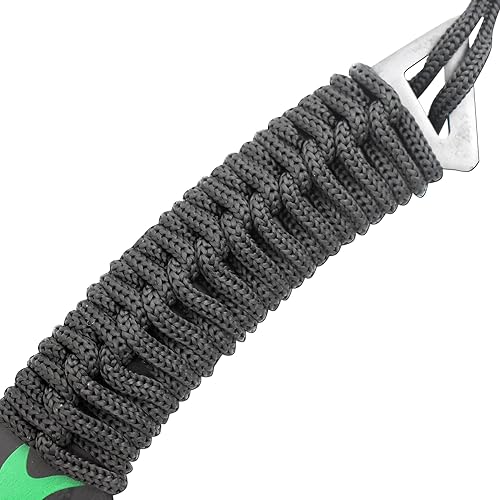 Miniatura 4 de Snake Eye Tactical Espada Ninja de fantasía verde y negra viene con funda de nailon