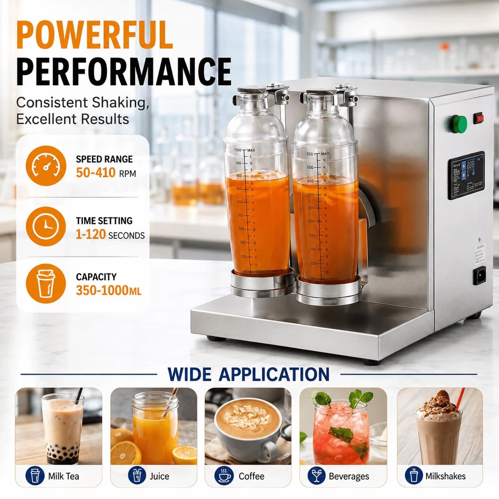 Shaker À Cocktail Automatique, Shaker À Boisson À 360 Degrés