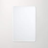 Vista 9 de Better Bevel - Espejo rectangular de esquina redondeada sin marco de 24 x 36 pulgadas, borde biselado de 1 pulgada, espejo de pared de baño