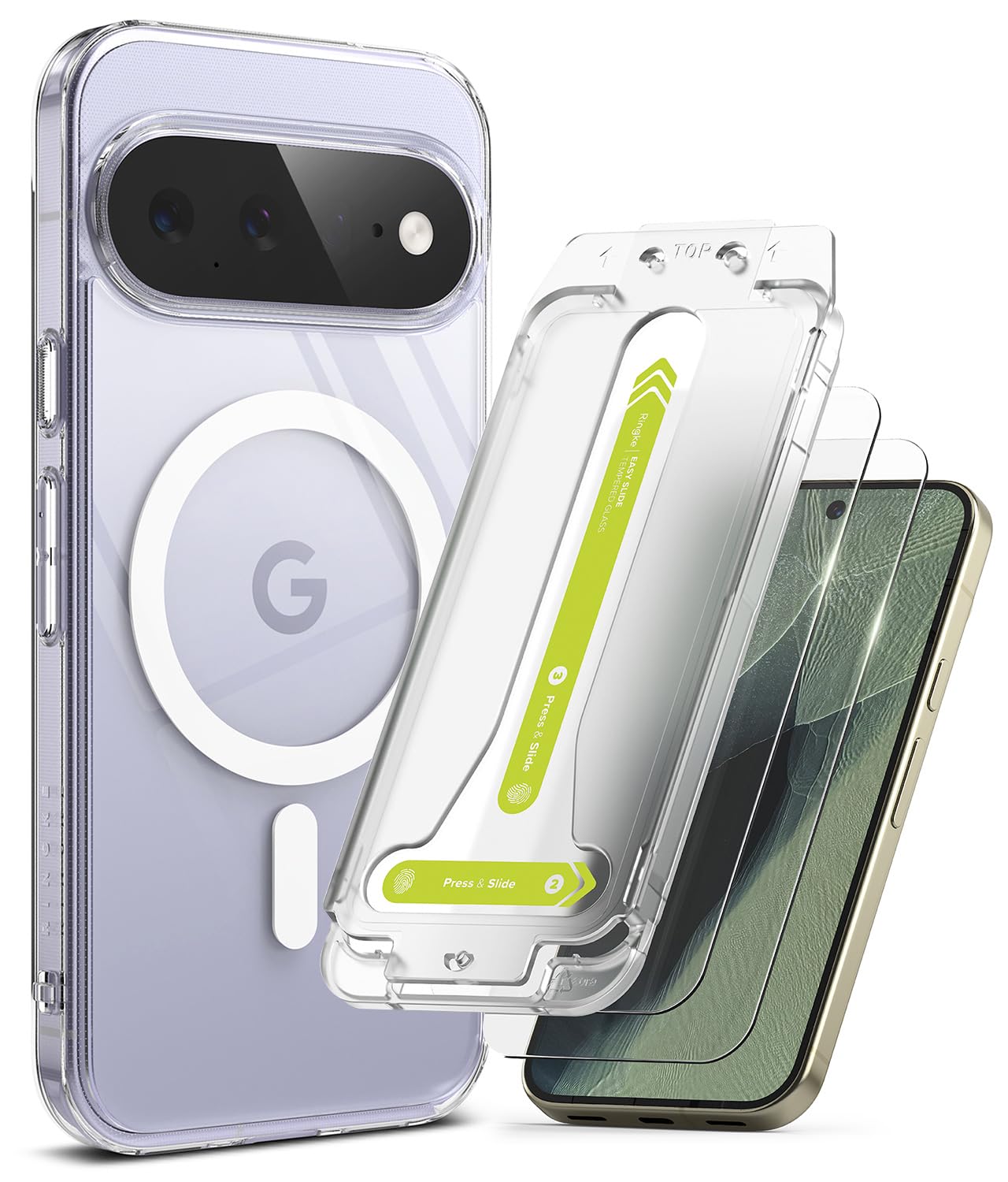 Ringke Funda y Protector Pantalla para Pixel 11 [Fusion Magnetic]