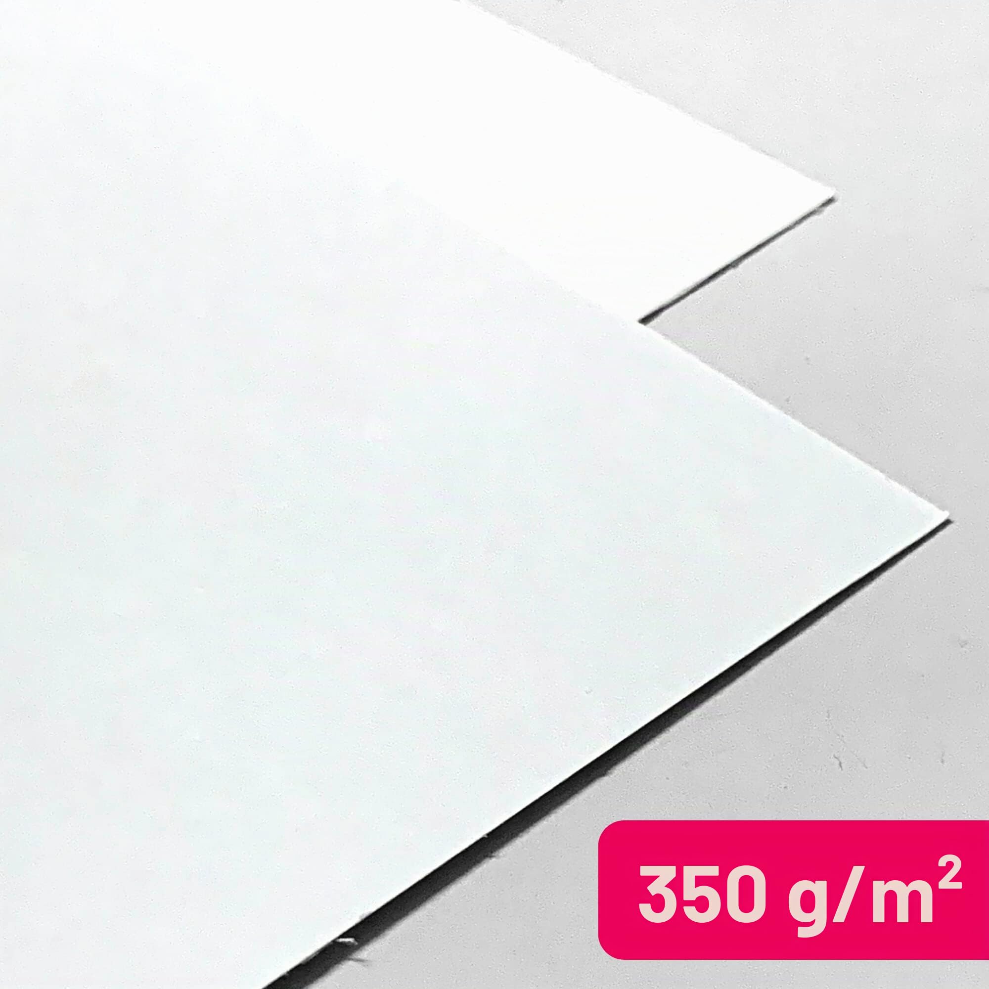 20 Feuilles - 350g A4 Papier Cartonné Blanc, Feuille Cartonnée