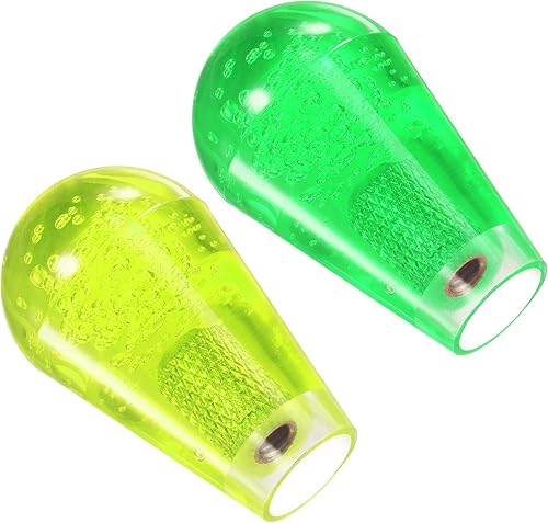 uxcell Ellipse Oval Joystick Head Rocker Ball Top Handle Arcade Game Reemplazo Amarillo Verde