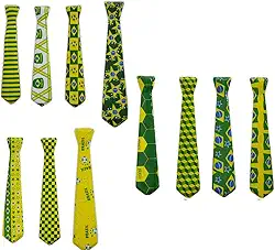 Gravata Brasil Kit 36 Unid Carnaval Copa do Mundo Jogo (2014-F)