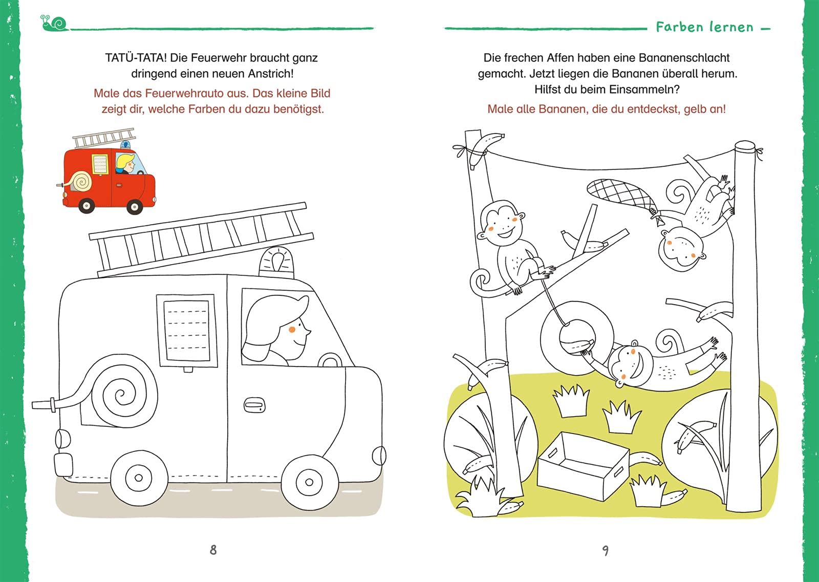 Spiel+Spaß für KiTa-Kinder: Mein dickes buntes Kindergarten-Übungsbuch