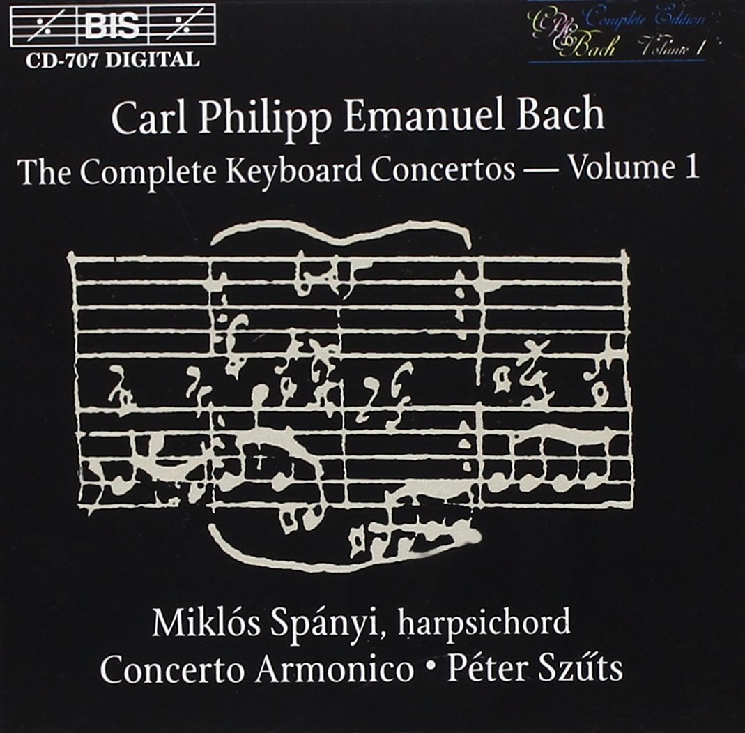 Bach Cpe Keyboard Concertos Vol. 1 Armonico, Spanyi) (CD) BIS 707 DIGITAL