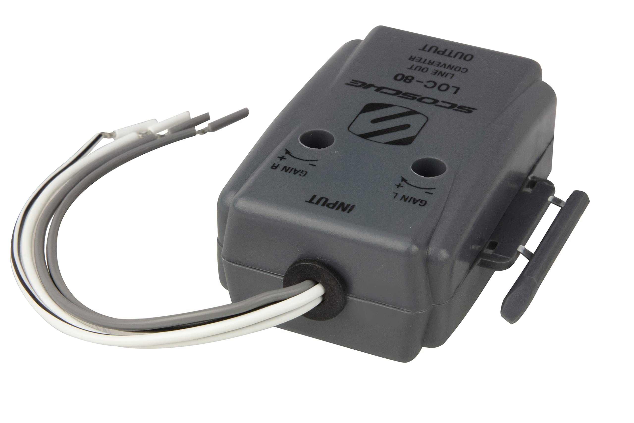 Scosche LOC80 Line Output Converter Adjustable Amplifier Add On Module