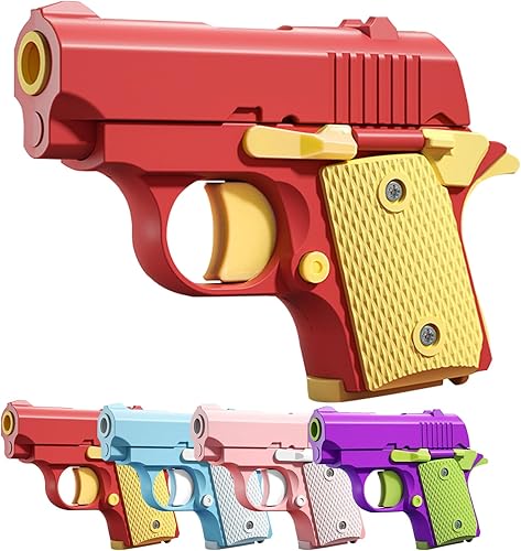 Juguete antiestrés para adultos, juguete de pistola pequeña impresa en 3D 1911, un juguete para aliviar el estrés adecuado para aliviar el TDAH y la