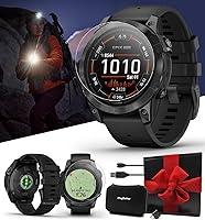 Vista 11 de PlayBetter Garmin epix Pro (Gen 2) Sapphire (gris carbón DLC/negro, 1.850 in) con caja de regalo de reloj GPS para exteriores, pantalla AMOLED