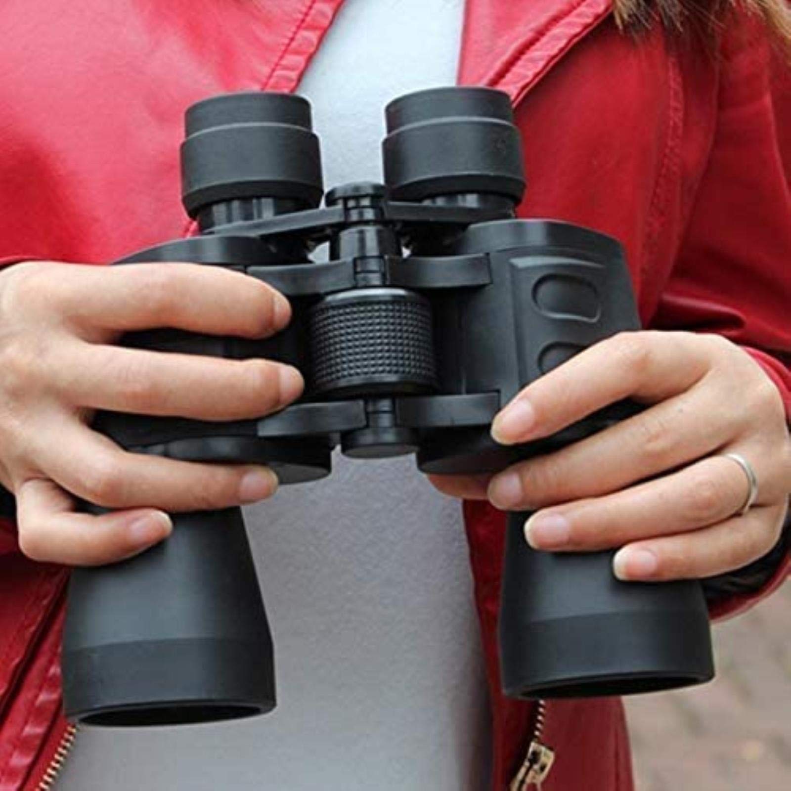 Telescopio portátil Alta Potencia, binoculares Alta Gama 8X32, Zoom HD, Impermeables, compactos, Ligeros, para observación Aves Interiores y Exteriores.