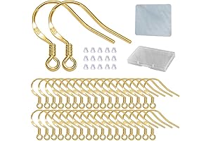 Gold Fishhook Earring Wires - Perfect for Jewelry Making!