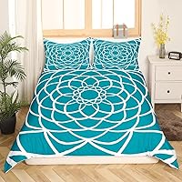 Vista 32 de Feelyou Juego de ropa de cama de tren para niños, niños, adolescentes, decoración de dormitorio, Choo-Choo, vías de ferrocarril, juego de funda