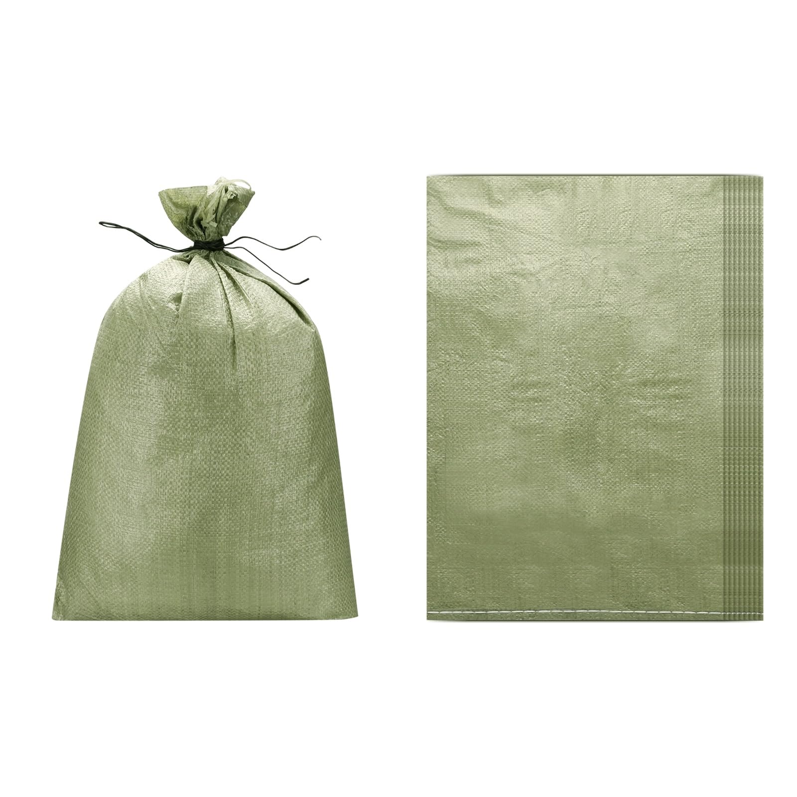 PATIKIL Heavy Duty Sand Bags, (50x80cm, Gray) (10 Pcs), Empty Sandbags Woven Polypropylene Sandbags Sand Bags Suit for - Flooding Weight Construction Earth Bag Homes