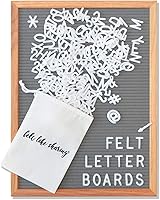 Vista 21 de Felt Like Sharing Tablero de letras cuadrado (fieltro con ráfaga de sol, 10 x 10 pulgadas), tablero de mensajes intercambiable con 3