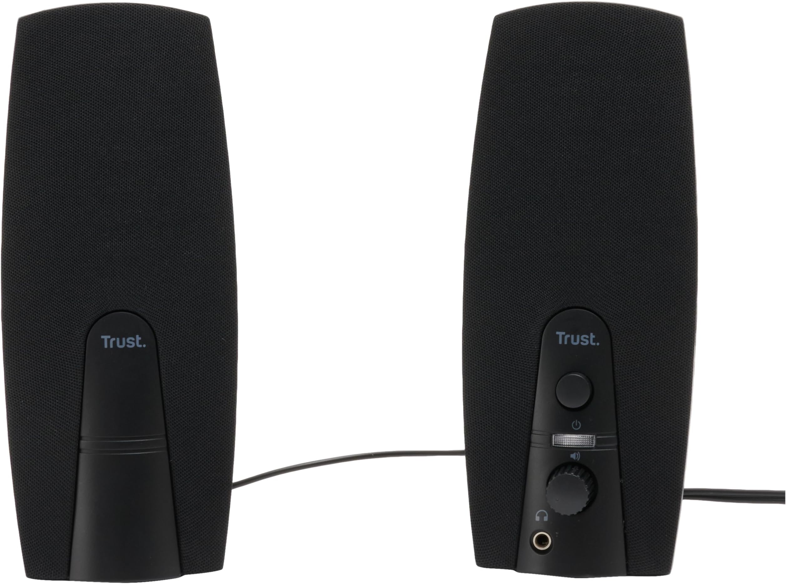 Trust Almo 2.0 PC Speaker Set, 10 W Peak Power, USB Powered Sound System, 3.5 mm Audio Connection, Speakers with Clear Sound for Computer, Laptop, Mac - Black [Amazon Exclusive]
