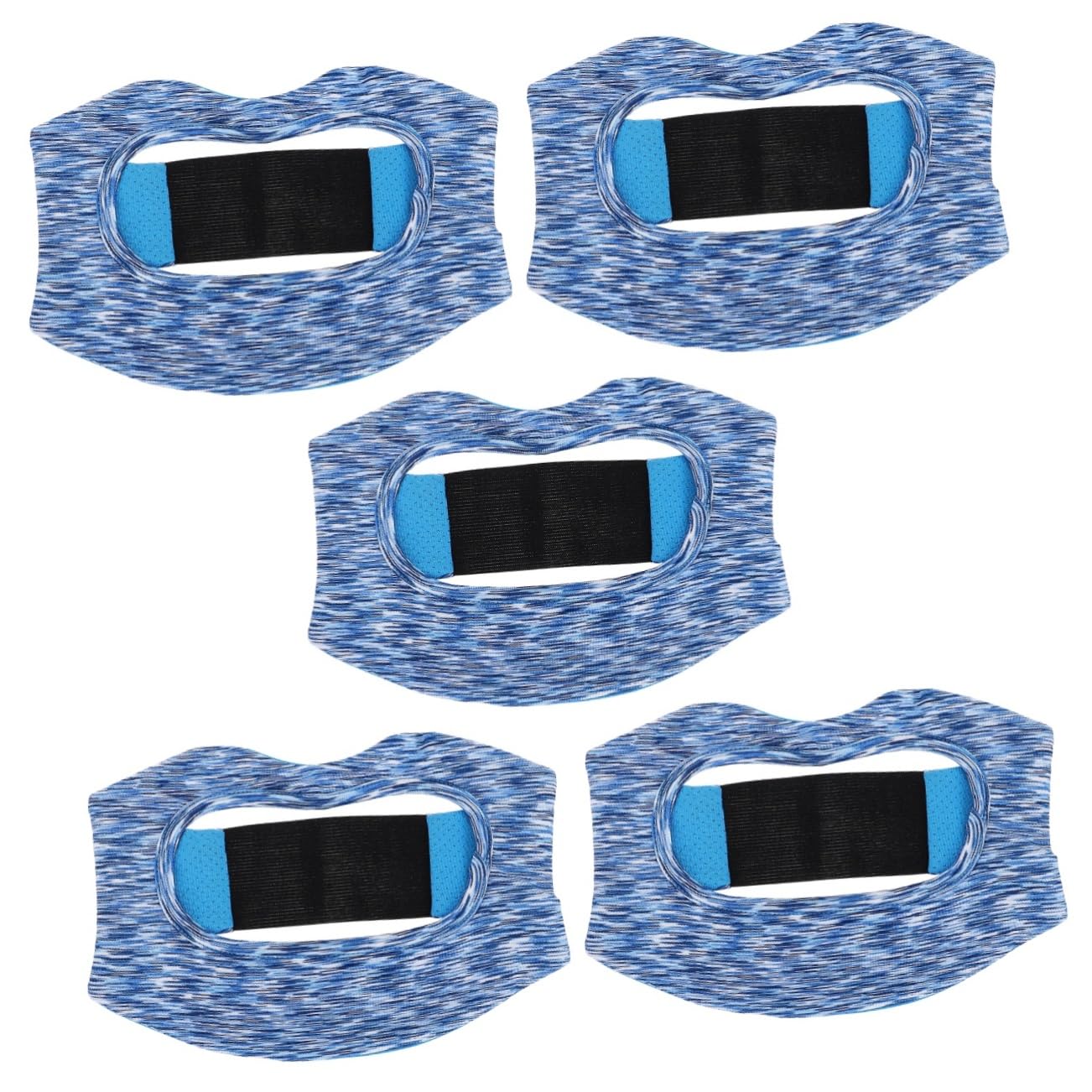5pezzi Vr Eye Mask Cover Traspirante e Assorbente Per Headset Vr Regolabili Design Per Lunghe Sessioni