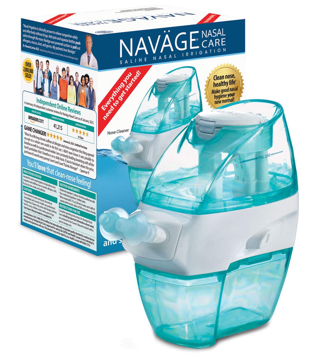 Buy Navage Nasal Care Spa Bundle Navage Nose Cleaner with 20 SaltPods