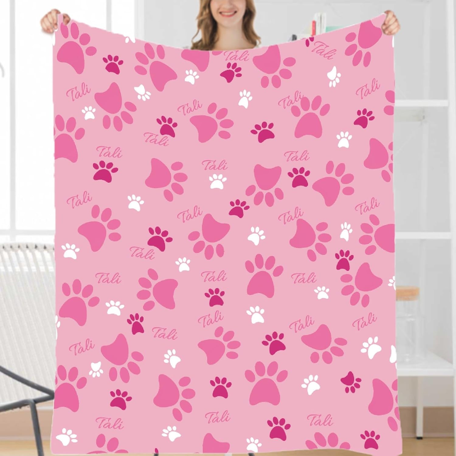 Personalized Dog Blanket Custom Dog Blanket Name