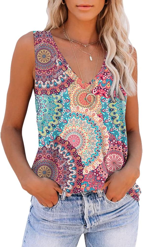 Womens Tank Tops Sleeveless Yoga Shirts Summer Tops Loose Fit Running Athletic Shirts - Image 3