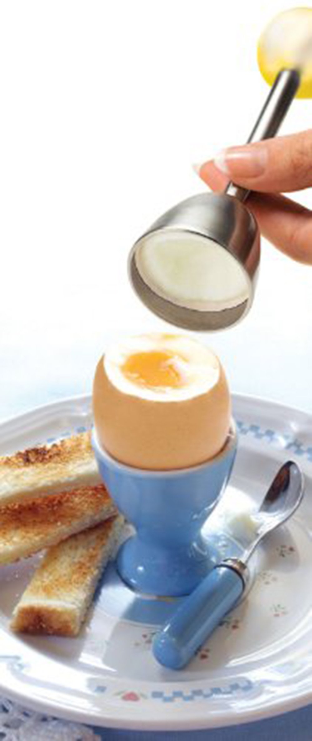 Eddingtons Stainless Steel Clacker-The No Mess Egg Topper, One Size