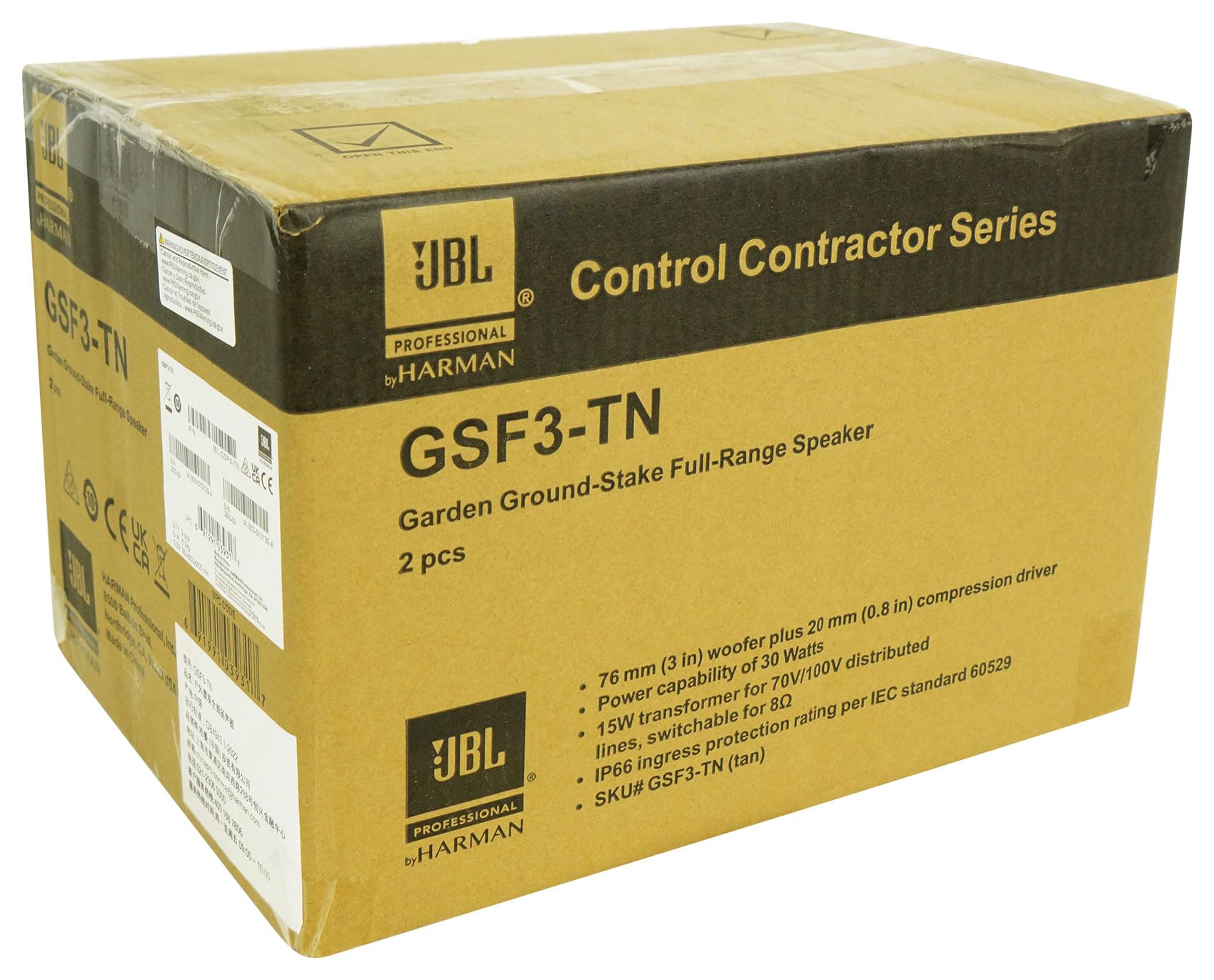 Audiosavings Bundle: (2) Pair JBI GSF3-TN 3