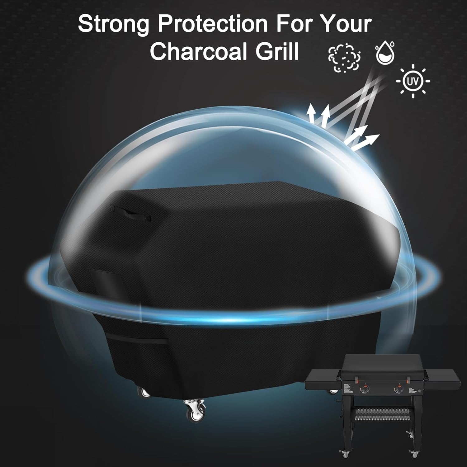Outdoor Waterproof Grill Cover, Griddle Cover for Blackstone 30" Culinary Omnivore Griddle Model 1901 1934 2092 2163, for Propane Griddle/BBQ Grill Cover