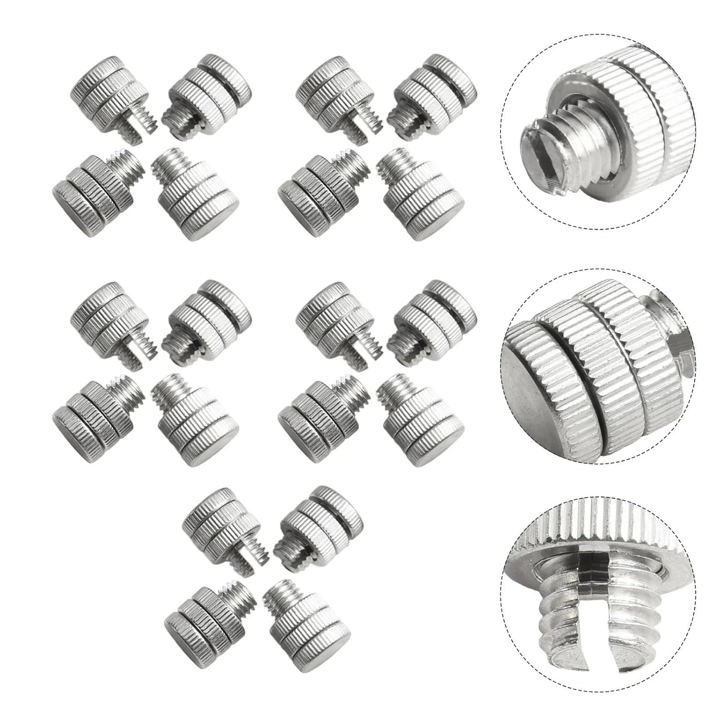 Electric Fence Connectors 40pcs High Pressure Resistance Pulse High Voltage Fence Wire Connector Aluminum Alloy Stable Installation for Multiple Electric Fence