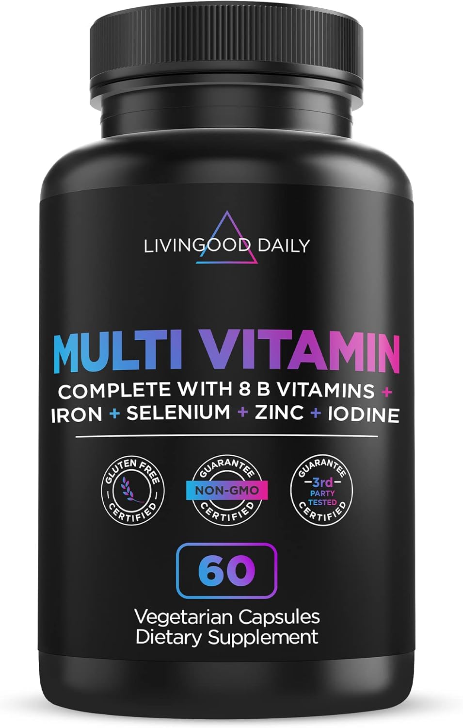 Livingood Daily Multi Vitamin, 60 Capsules Complete Multivitamin for
