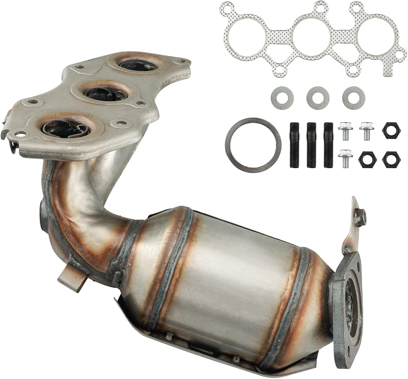 Catalisador dianteiro esquerdo PHILTOP para ES350, Camry, Avalon e Venza 3.5L – Kit com juntas e ferragens