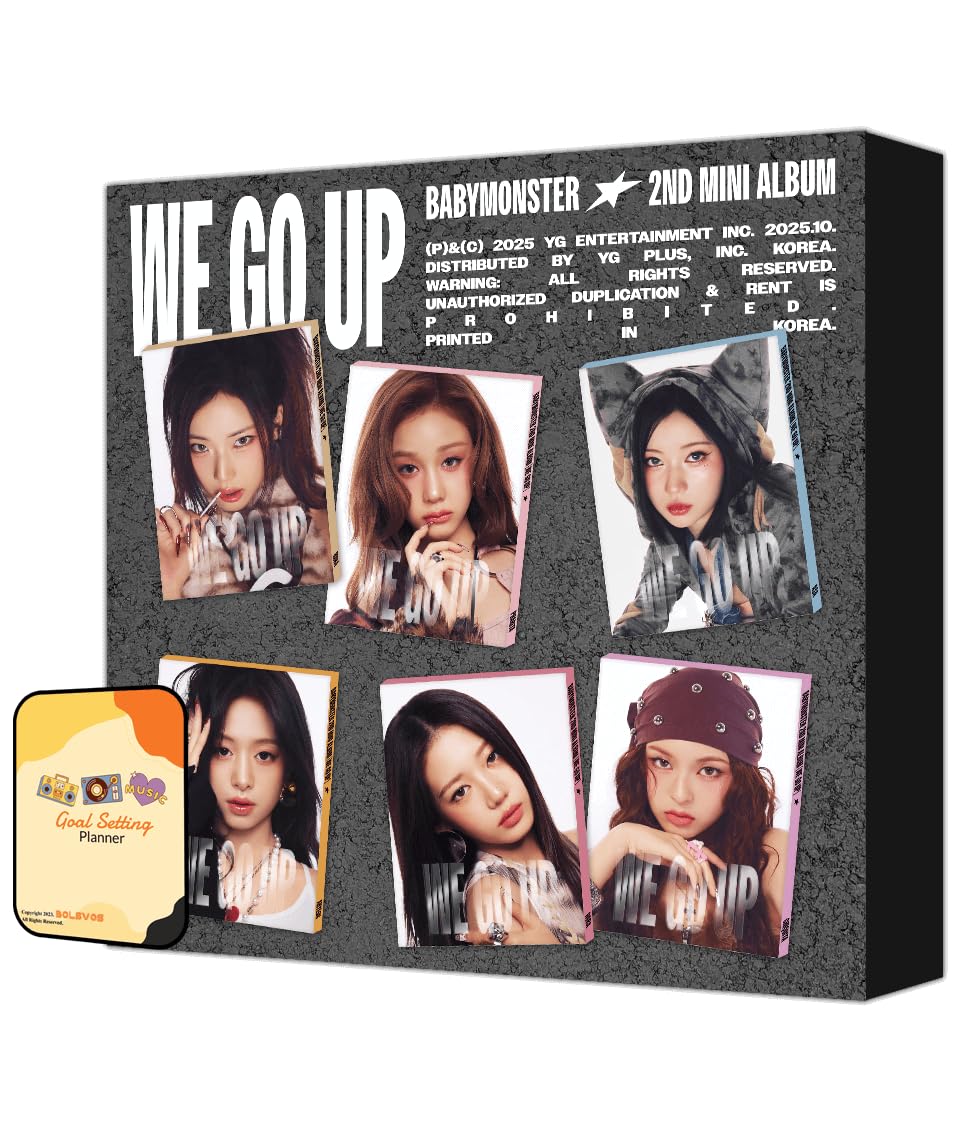Amazon.com: WE GO UP BABYMONSTER Album [Random ver (PATTERN ver