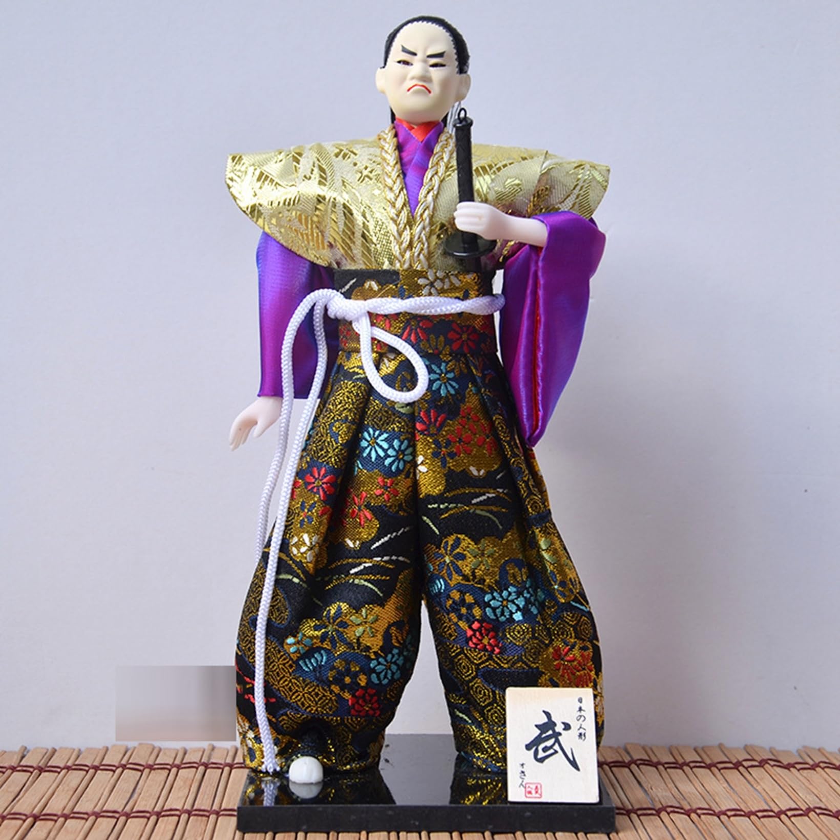 Amazon.co.jp: 武士人形 和風ドール 侍 サムライ 武士ドール ファン