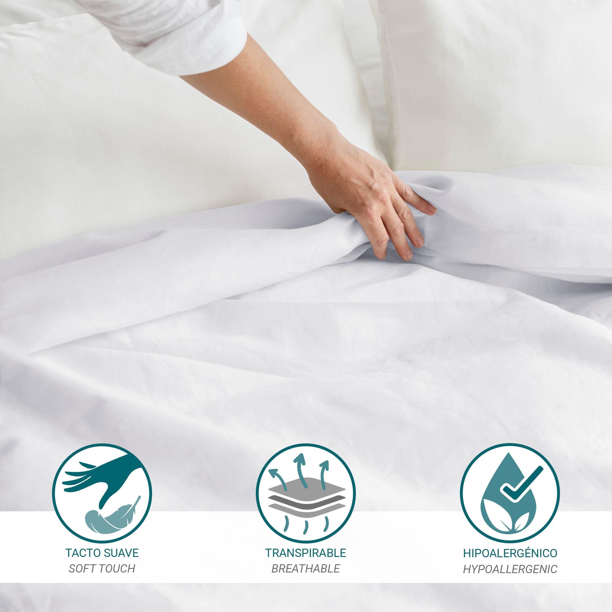 ECOMMERC3, White, bed 150 - Image 2