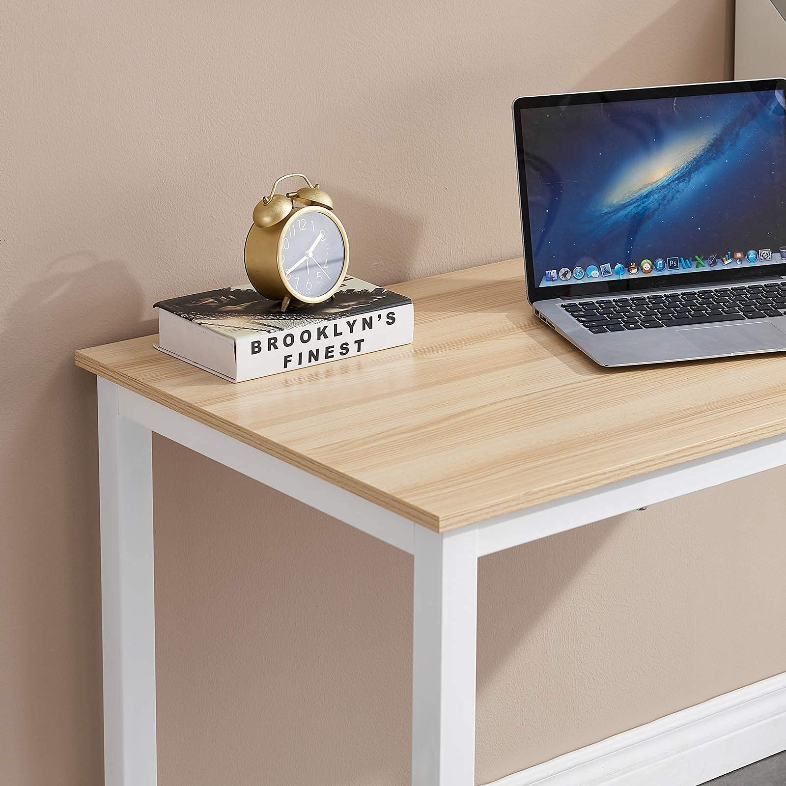 HJhomeheart Computer Desk Office Desk for Home Study Writing Table
