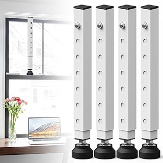 4 Pack Window Security Bars Adjustable 11"-18",Portable Short Sliding Window Lock Bar for Child