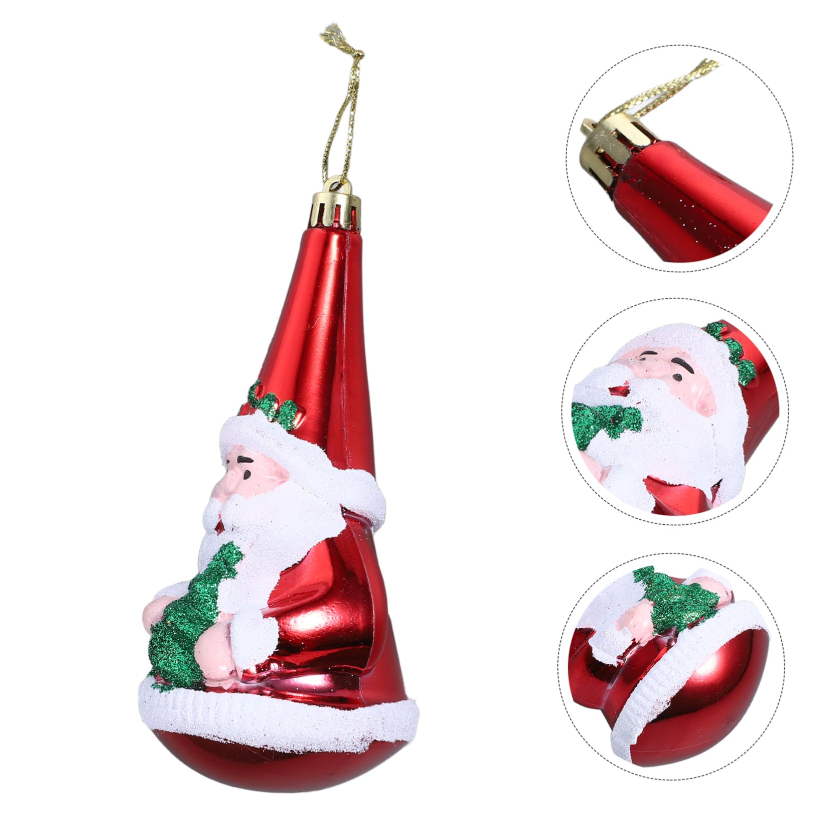 ABOOFAN 4 Set Ornamenti Per L'albero Di Natale Toppers Alberi Pendente Natalizio Ornamento Natalizio Ornamenti Per Feste Di Natale Ornamento in Plastica Per Albero Di Natale 3 Pezzi * 4