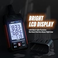 Vista 5 de Protmex HT607 Temperature Humidity Meter High Precision Digital Hygrometer with Ambient, Relative Humidity, Dew Point, Wet Bulb Thermometer, Min/Max