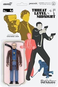 Super7 The Office Figur – Creed Bratton Als Cherokee Jack, 9,5 Cm Mit 5 Gelenken, Sammlerstück