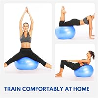 MAGIC SELECT 45cm Gimnasztikai Labda Csúszásmentes Pilates Fitness Egyensúly Tréning Piros 7