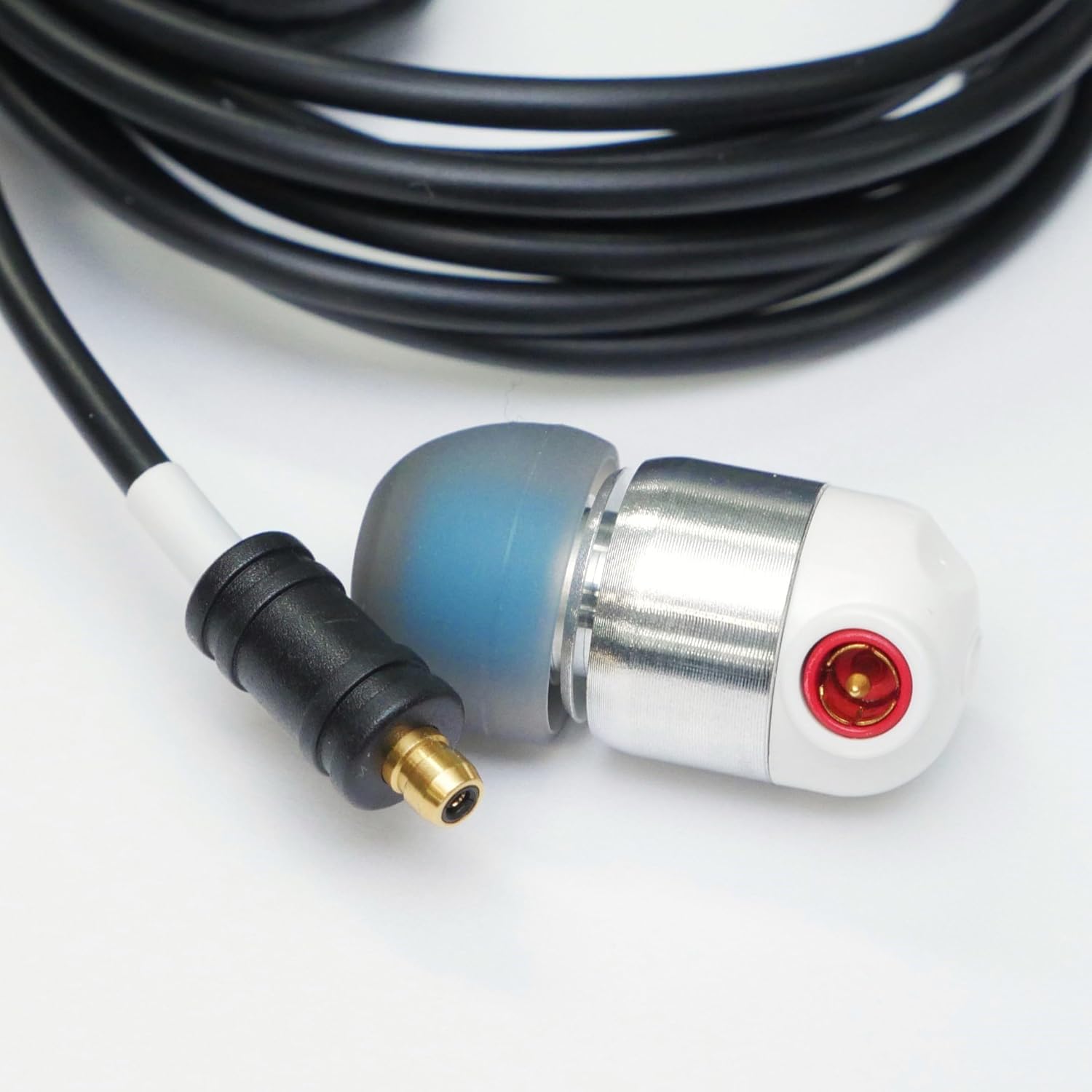Pro-M Shooting Photographer Income Professional Single Ear Earphone Re-Cable (Pentaconn Ear), White