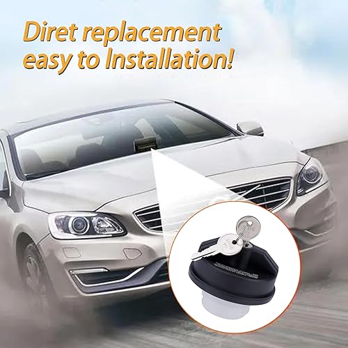 Miniatura 2 de 1 funda para tanque de combustible bloqueada, cerraduras de tanque de combustible para reemplazar #77300-47020 10504, tapa de depósito de