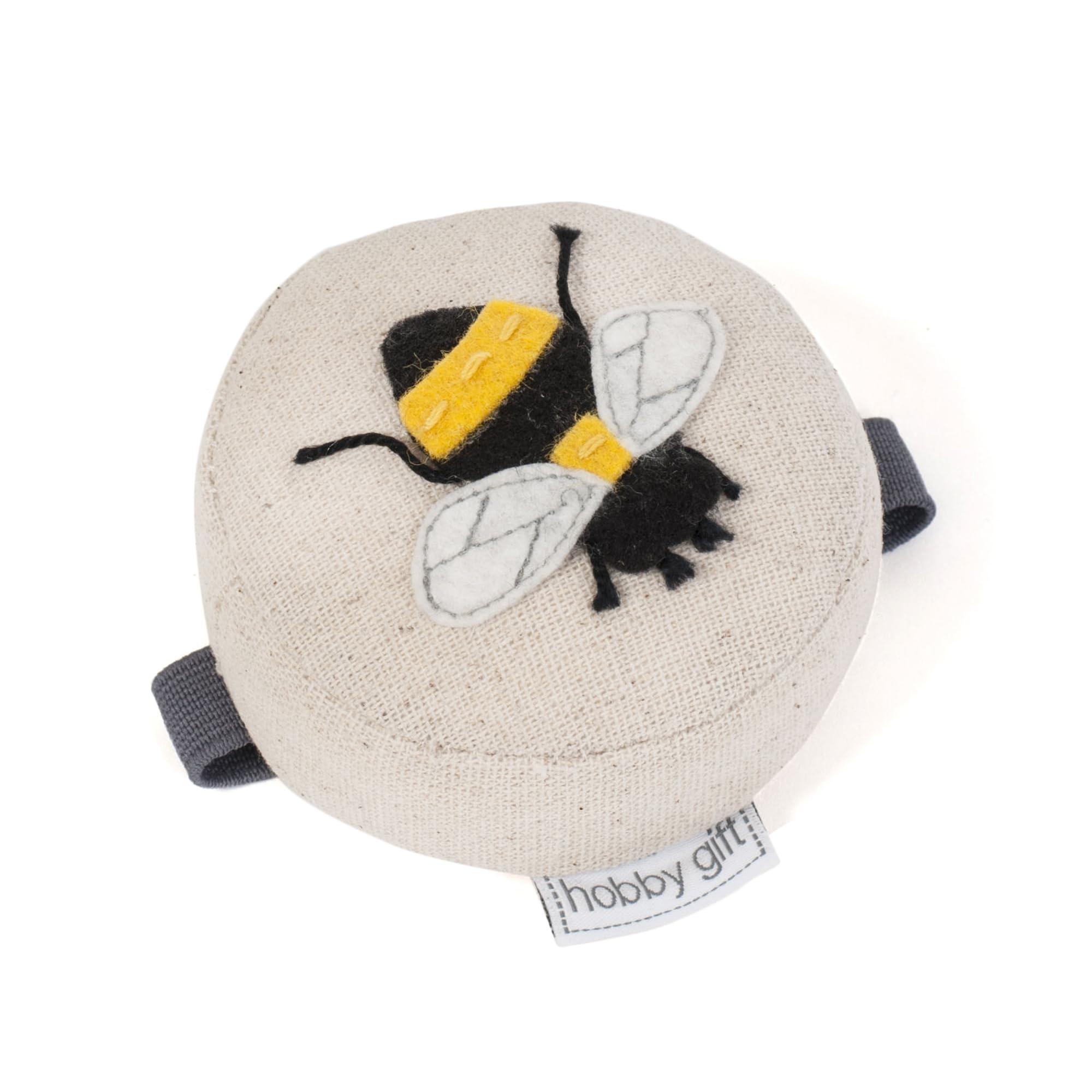 Hobby Gift Wrist Strap Bee Novelty Fabric Pincushion - 2.5 X 13 X 10Cm