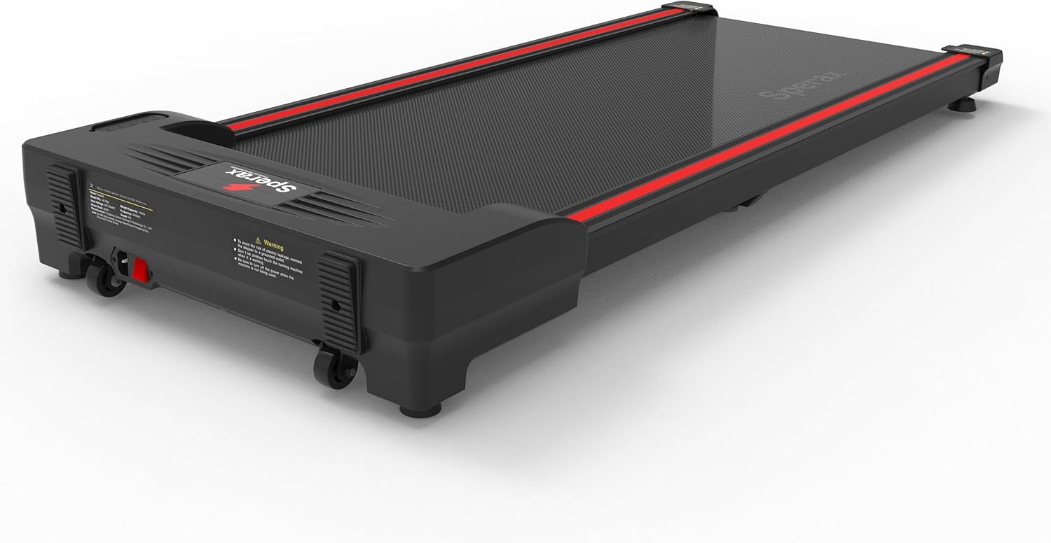 Sperax Walking Pad P2-Y1, side view showing power port