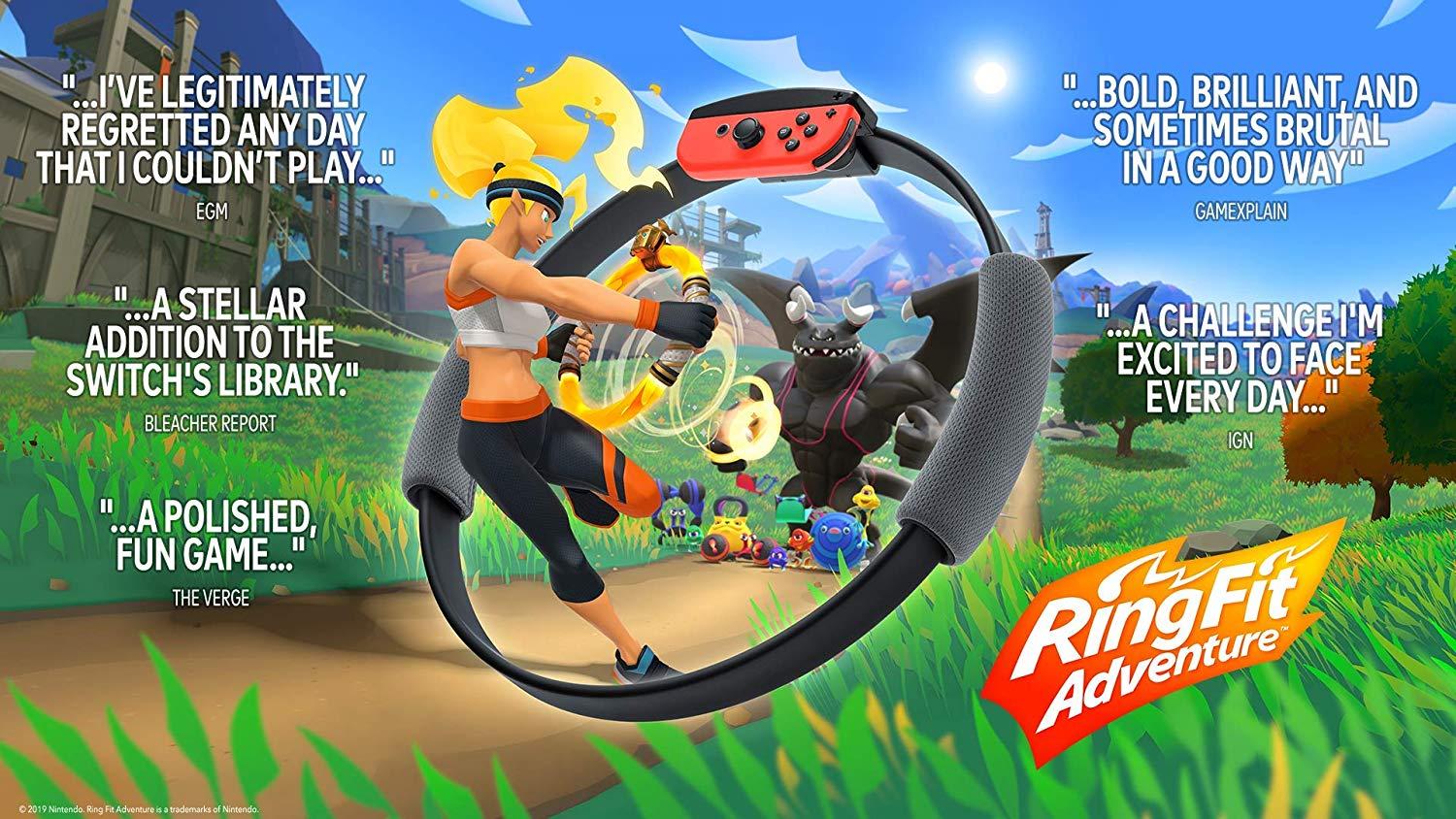 Amazon.com: Ring Fit Adventure - Nintendo Switch : Nintendo of
