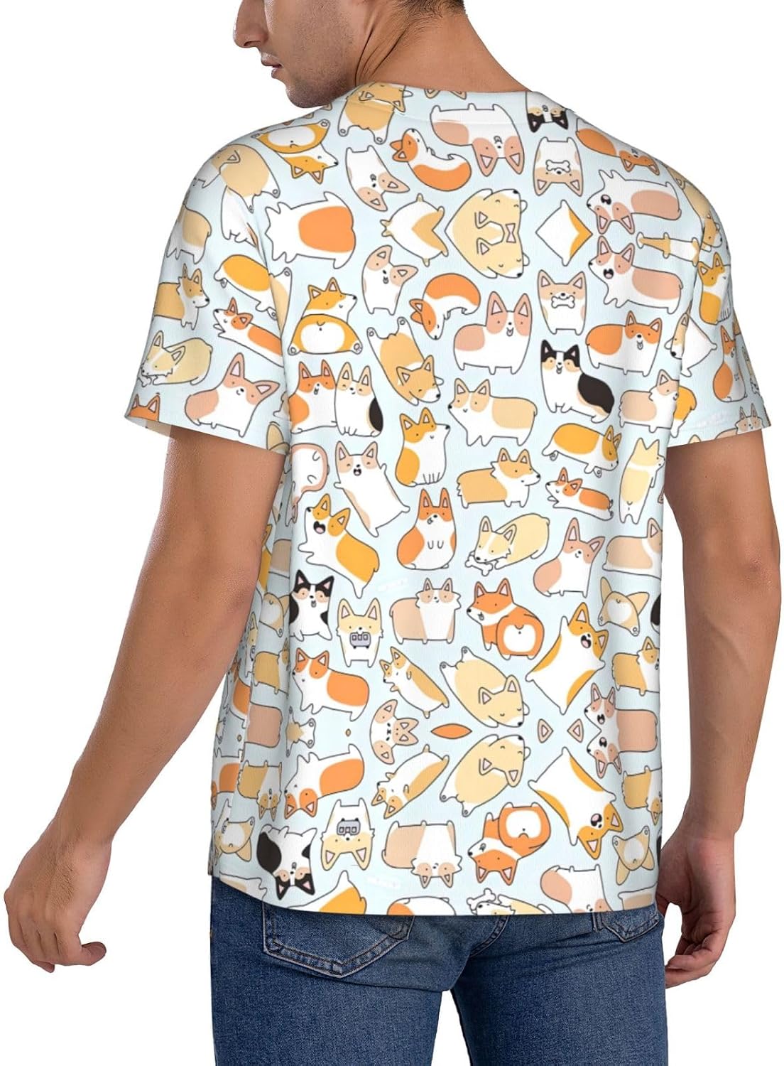 Dog Stylish Softball Jersey,Personalized and Breathable Baseball Button Down for Men for All Seasons and Occasions
