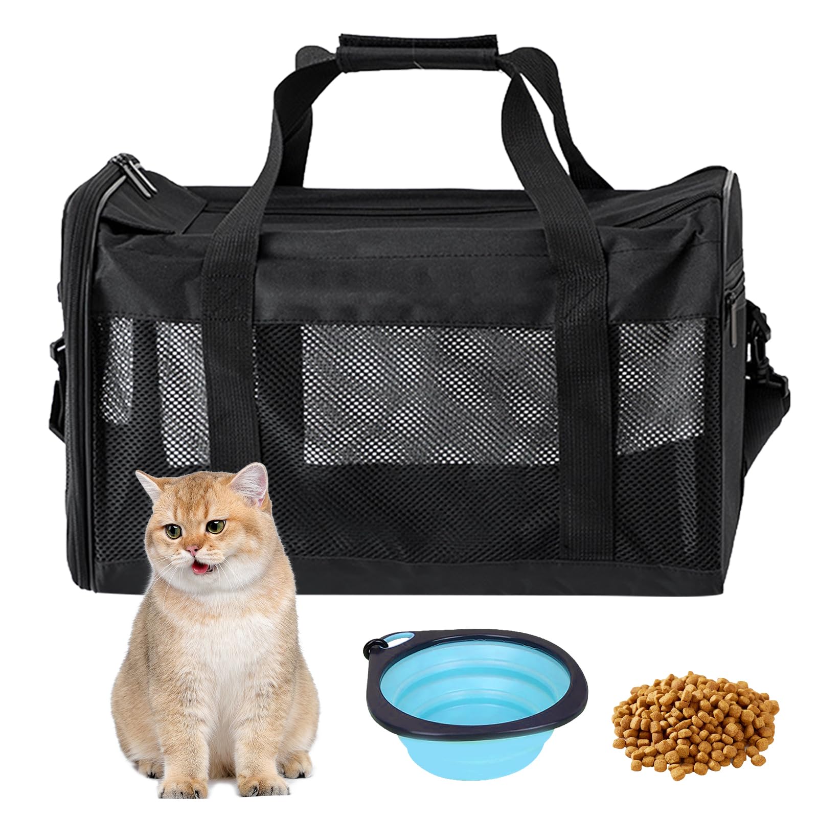 BYZESTY sac de transport pliable pour chat et chien | Confort de voyage premium